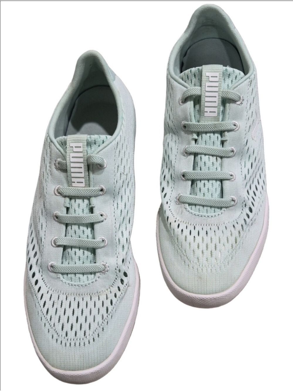 Puma Monolite Fusion Slip-On Spikeless Golf Shoes Sea Mint Green - Women's 8